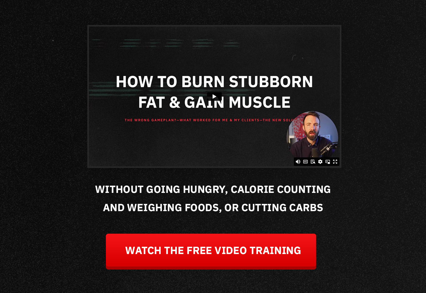 Burn Stubborn Fat, Gain Muscle
